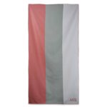 Rayas Rosa Blanco Gris – Toalla