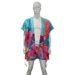 Frutas Tropical Rosa Azul – Kimono
